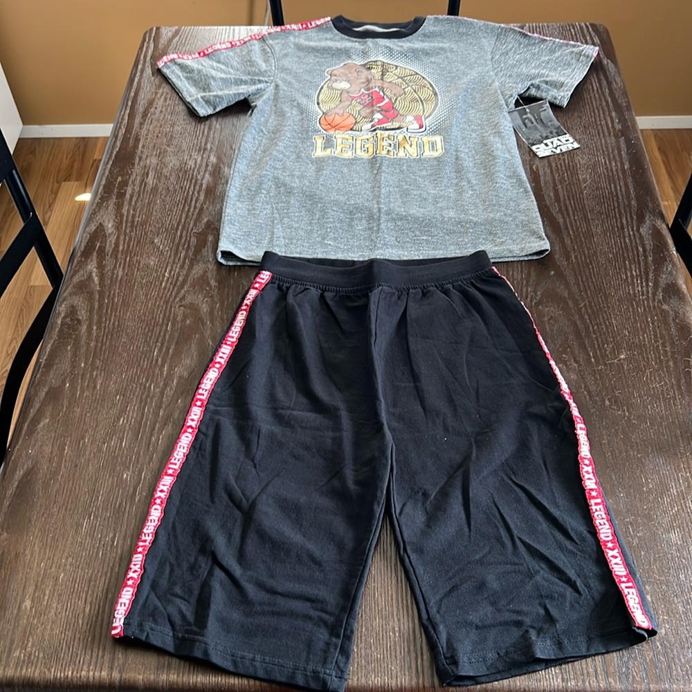Boys 2 Piece Shorts Set